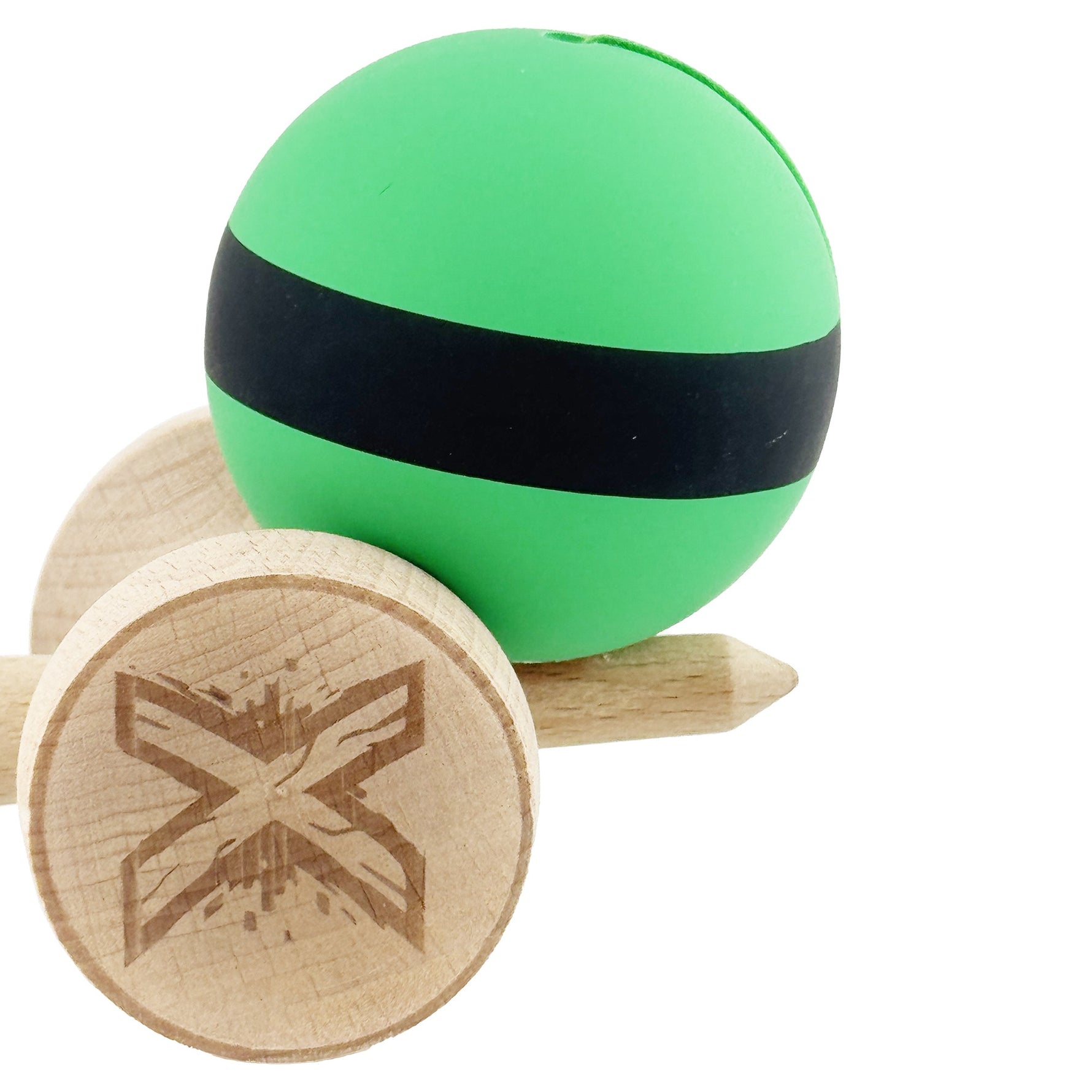 Kendama X Originala, Profesionala, Flippy, Cupe Mari KING SIZE V3, Rubber Grip, Gaura in Baza, Rulment Metalic, din