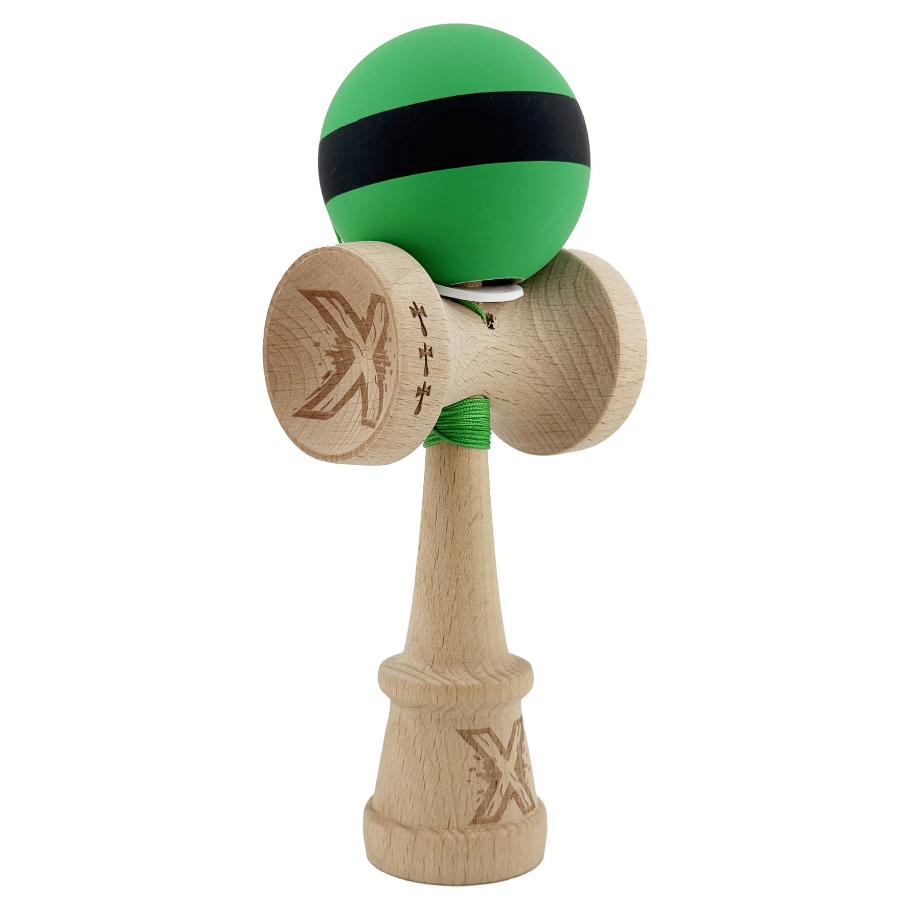 Kendama X Originala, Profesionala, Flippy, Cupe Mari KING SIZE V3, Rubber Grip, Gaura in Baza, Rulment Metalic, din