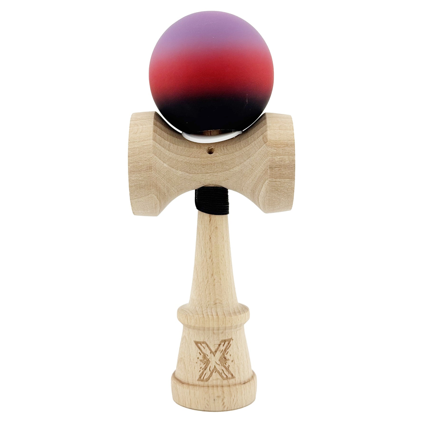 Kendama X Originala, Profesionala, Flippy, Cupe Mari KING SIZE V3, Rubber Grip, Gaura in Baza, Rulment Metalic, din