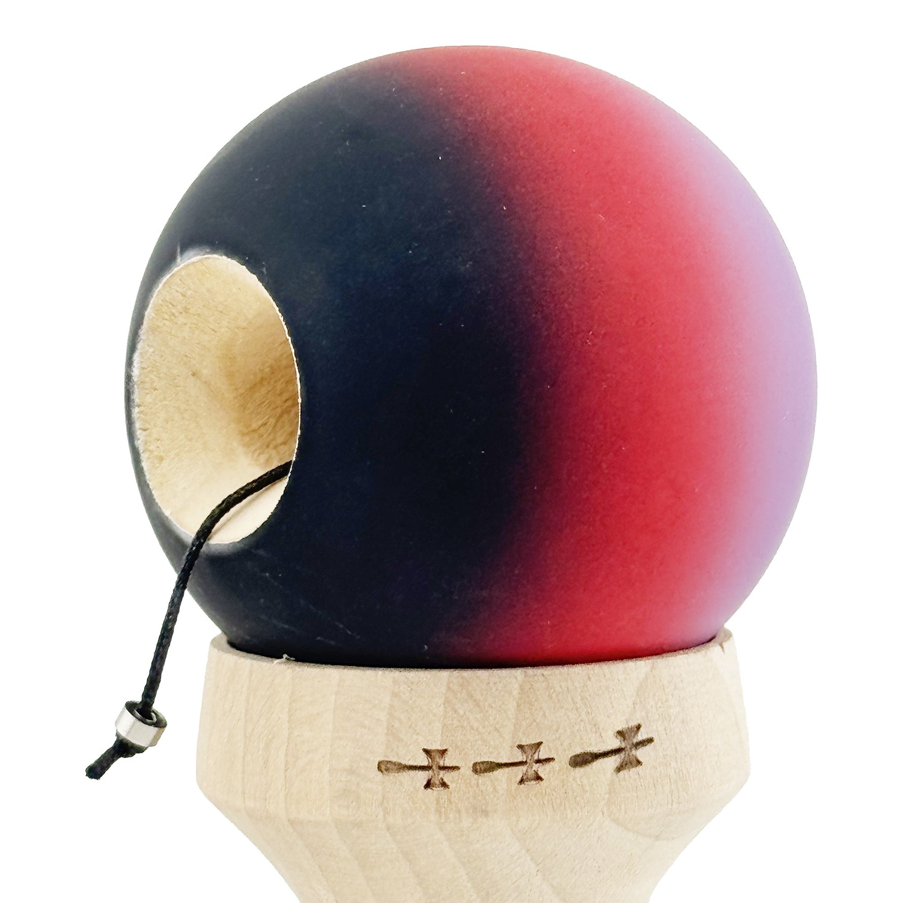 Kendama X Originala, Profesionala, Flippy, Cupe Mari KING SIZE V3, Rubber Grip, Gaura in Baza, Rulment Metalic, din