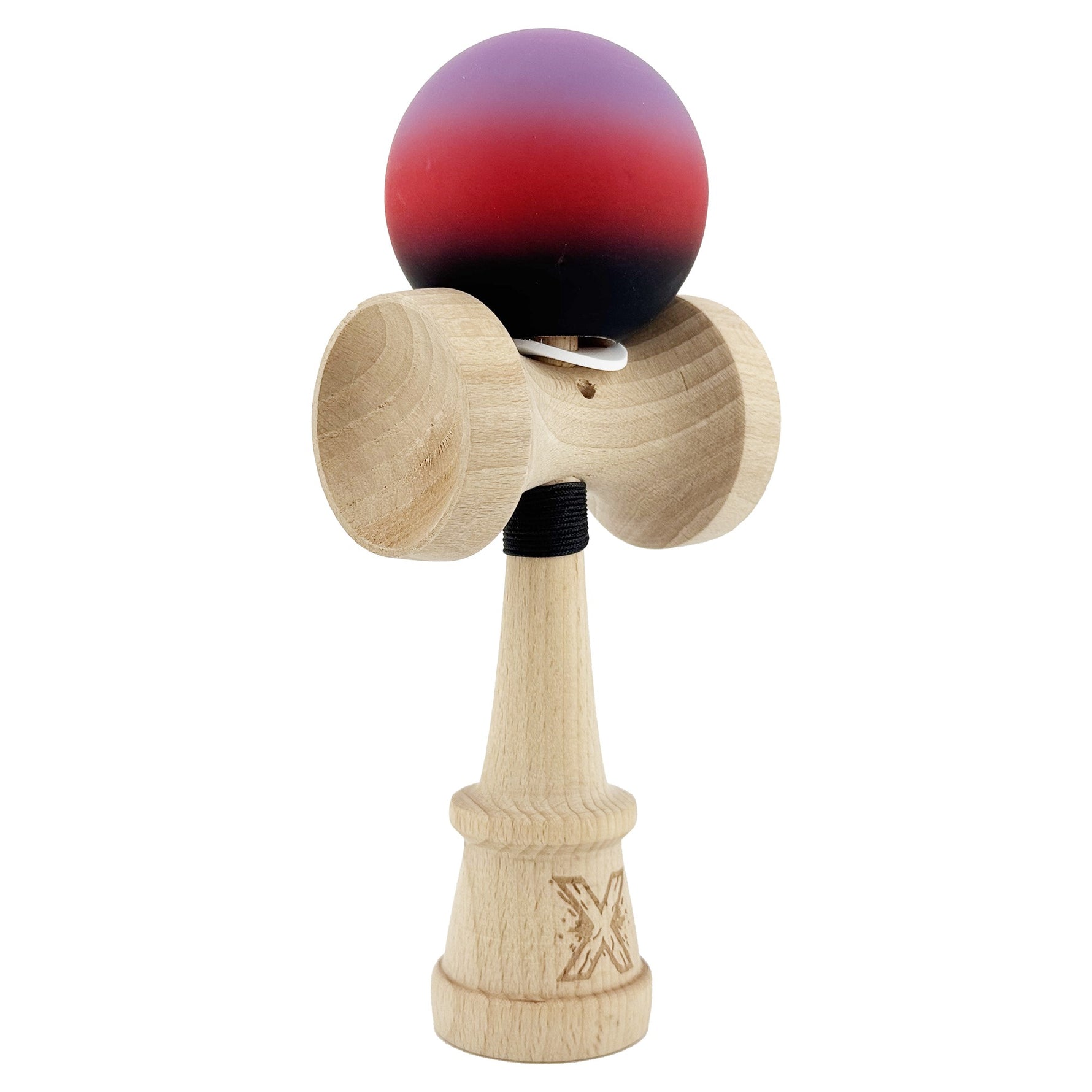 Kendama X Originala, Profesionala, Flippy, Cupe Mari KING SIZE V3, Rubber Grip, Gaura in Baza, Rulment Metalic, din