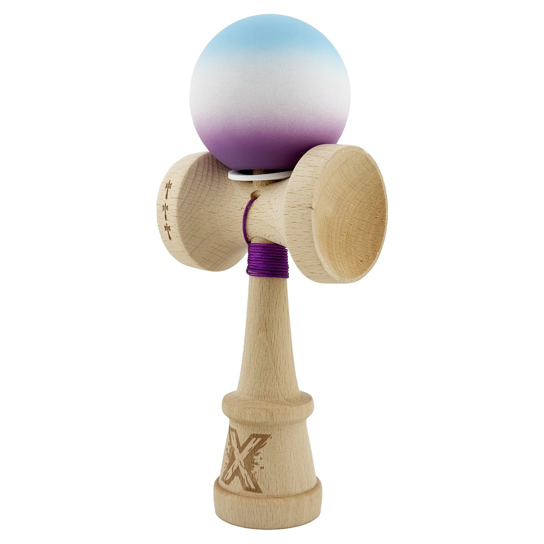Kendama X Originala, Profesionala, Flippy, Cupe Mari KING SIZE V3, Rubber Grip, Gaura in Baza, Rulment Metalic, din