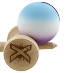 Kendama X Originala, Profesionala, Flippy, Cupe Mari KING SIZE V3, Rubber Grip, Gaura in Baza, Rulment Metalic, din