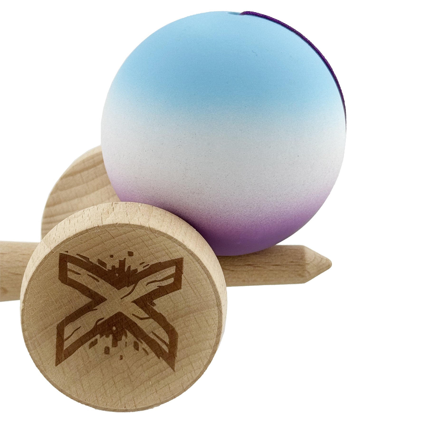 Kendama X Originala, Profesionala, Flippy, Cupe Mari KING SIZE V3, Rubber Grip, Gaura in Baza, Rulment Metalic, din