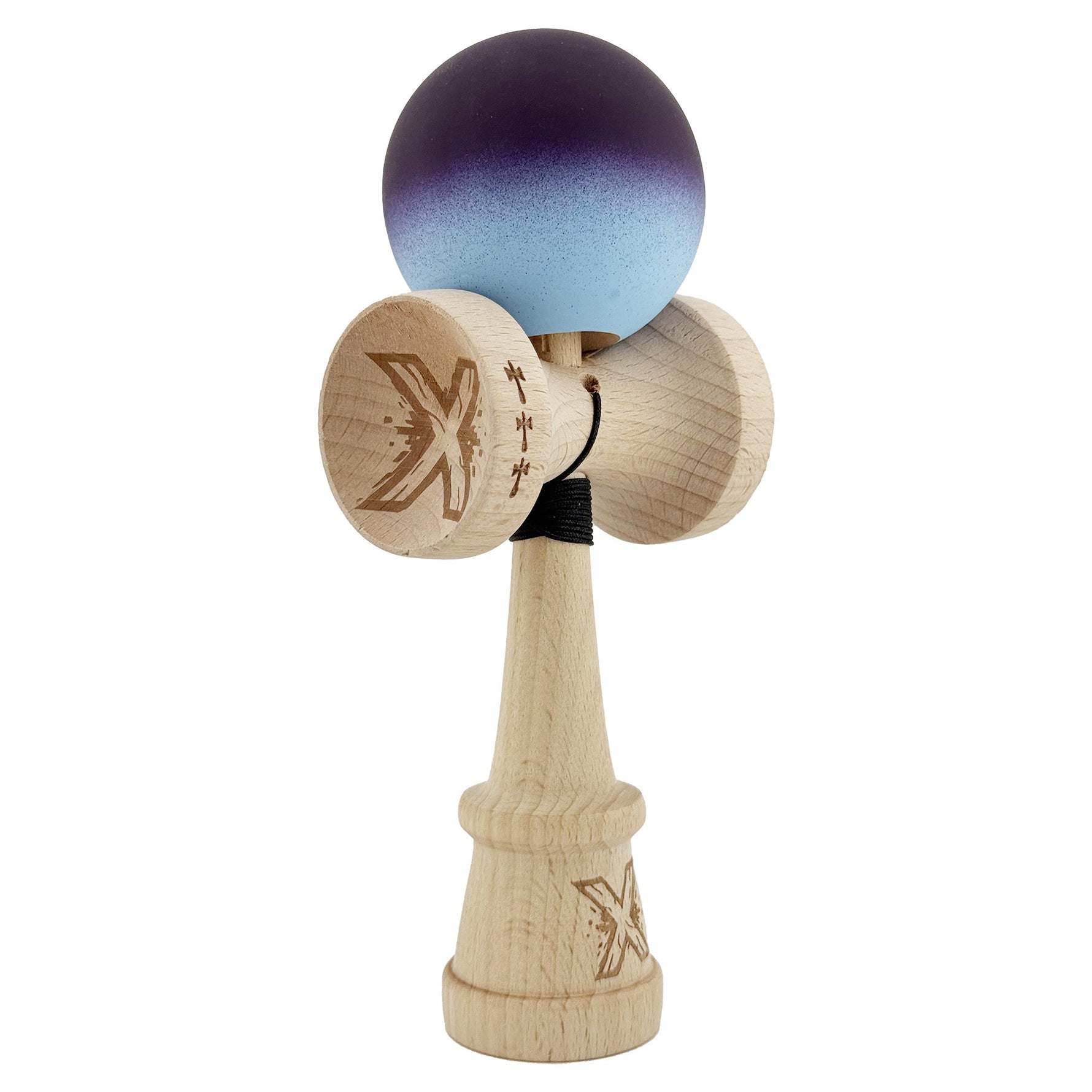 Kendama X Originala, Profesionala, Flippy, Cupe Mari KING SIZE V3, Rubber Grip, Gaura in Baza, Rulment Metalic, din