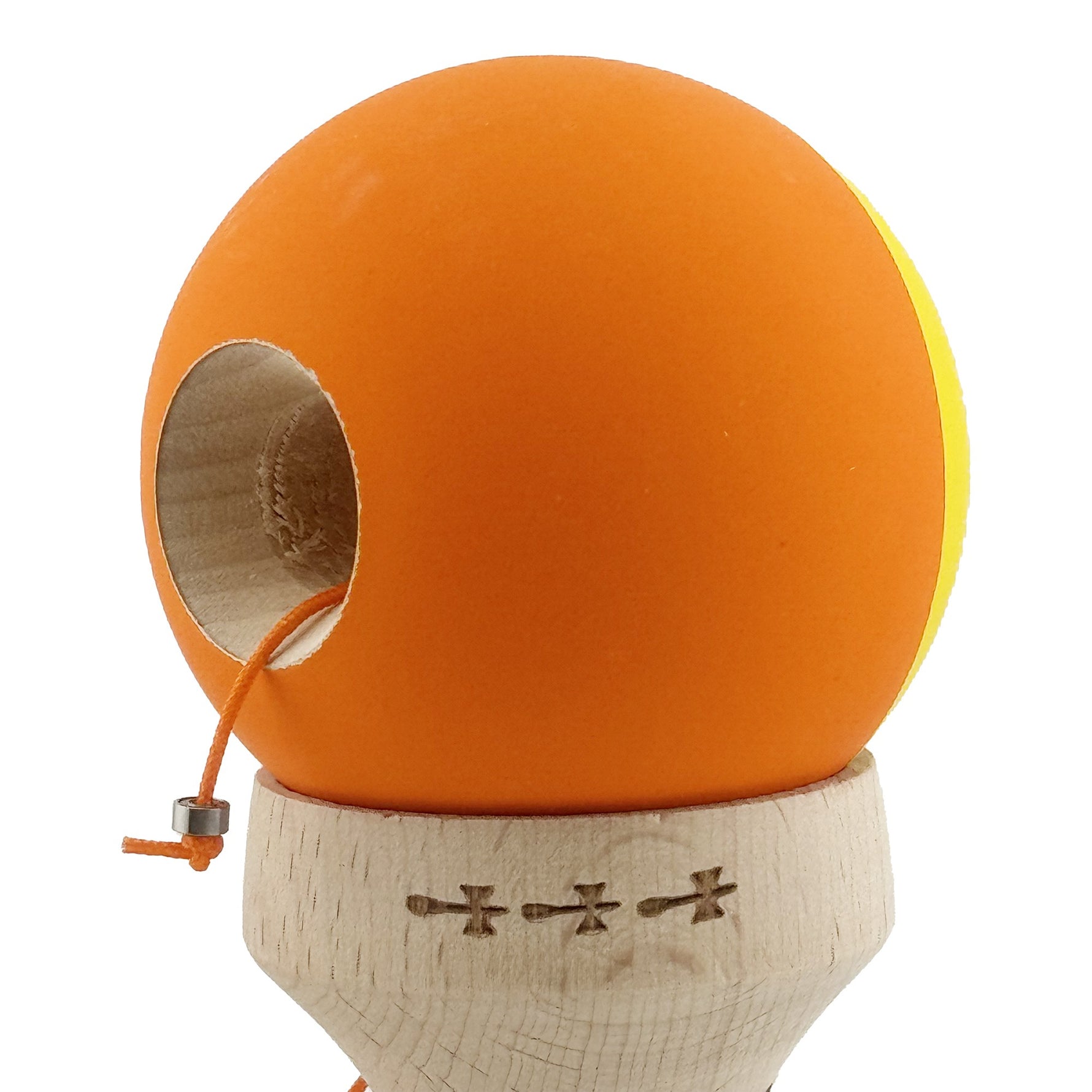 Kendama X Originala, Profesionala, Flippy, Rubber Grip, Cupe Mari KING SIZE V3, Gaura in Baza, Rulment Metalic, din