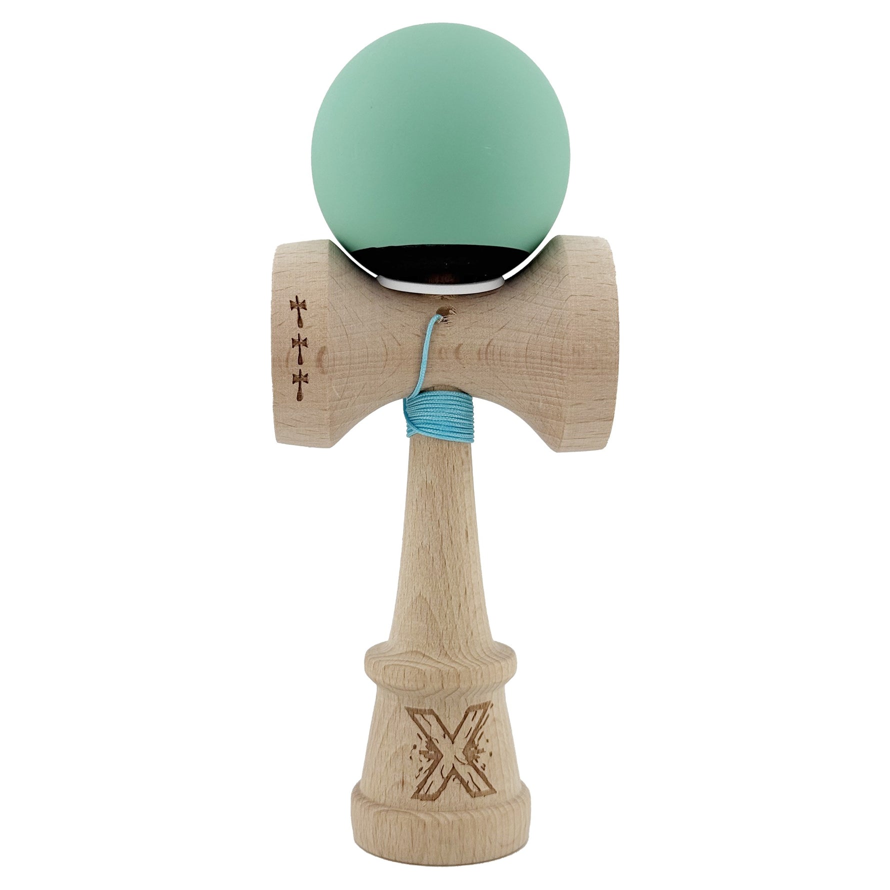 Kendama X Originala, Profesionala, Flippy, Rubber Grip, Cupe Mari KING SIZE V3, Gaura in Baza, Rulment Metalic, din