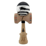 Kendama X Originala, Profesionala, Flippy, BLACK DRAGON, Super Sticky cu Cupe Mari KING SIZE V3, Gaura in Baza, Rulment