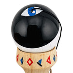 Kendama X Originala, Profesionala, Flippy, BLACK DRAGON, Super Sticky cu Cupe Mari KING SIZE V3, Gaura in Baza, Rulment