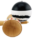 Kendama X Originala, Profesionala, Flippy, BLACK DRAGON, Super Sticky cu Cupe Mari KING SIZE V3, Gaura in Baza, Rulment