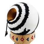 Kendama X Originala, Profesionala, Flippy, BLACK DRAGON, Super Sticky cu Cupe Mari KING SIZE V3, Gaura in Baza, Rulment