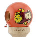 Kendama X Originala, Profesionala, Flippy, Brown Monkey, Super Sticky cu Cupe Mari King Size V3, Rulment Metalic si