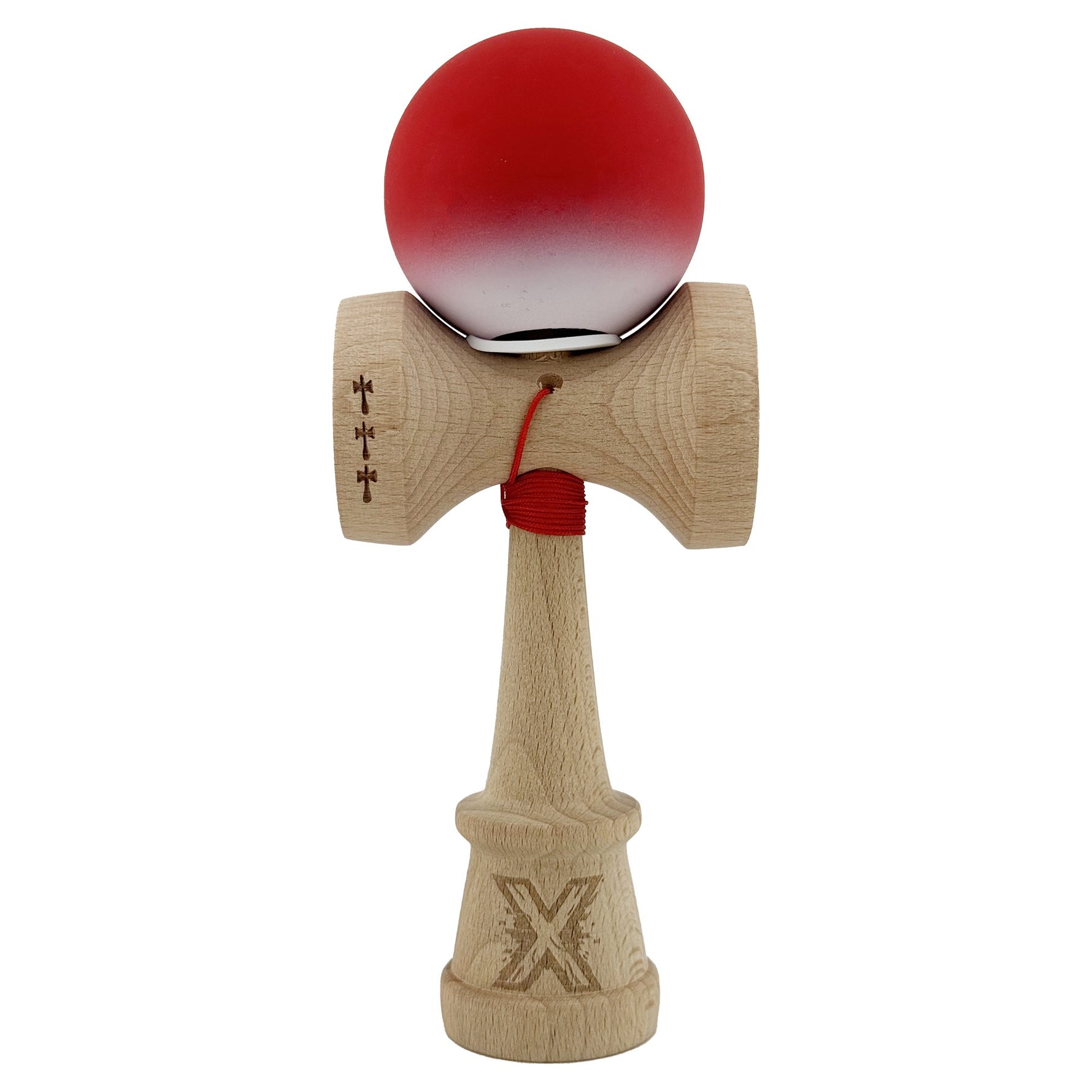 Kendama X Originala, Profesionala, Flippy, Cupe Mari KING SIZE V3, Rubber Grip, Gaura in Baza, Rulment Metalic, din