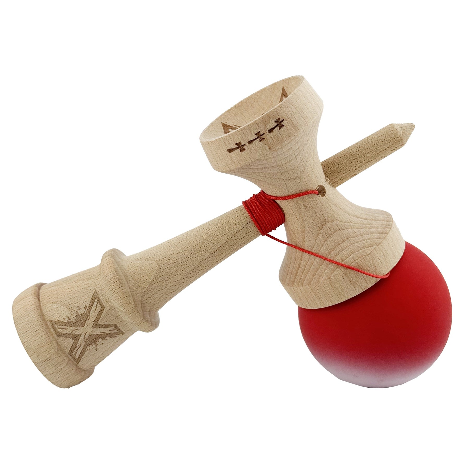 Kendama X Originala, Profesionala, Flippy, Cupe Mari KING SIZE V3, Rubber Grip, Gaura in Baza, Rulment Metalic, din