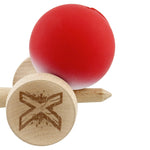Kendama X Originala, Profesionala, Flippy, Cupe Mari KING SIZE V3, Rubber Grip, Gaura in Baza, Rulment Metalic, din