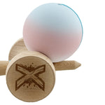Kendama X Originala, Profesionala, Flippy, Cupe Mari KING SIZE V3, Rubber Grip, Gaura in Baza, Rulment Metalic, din