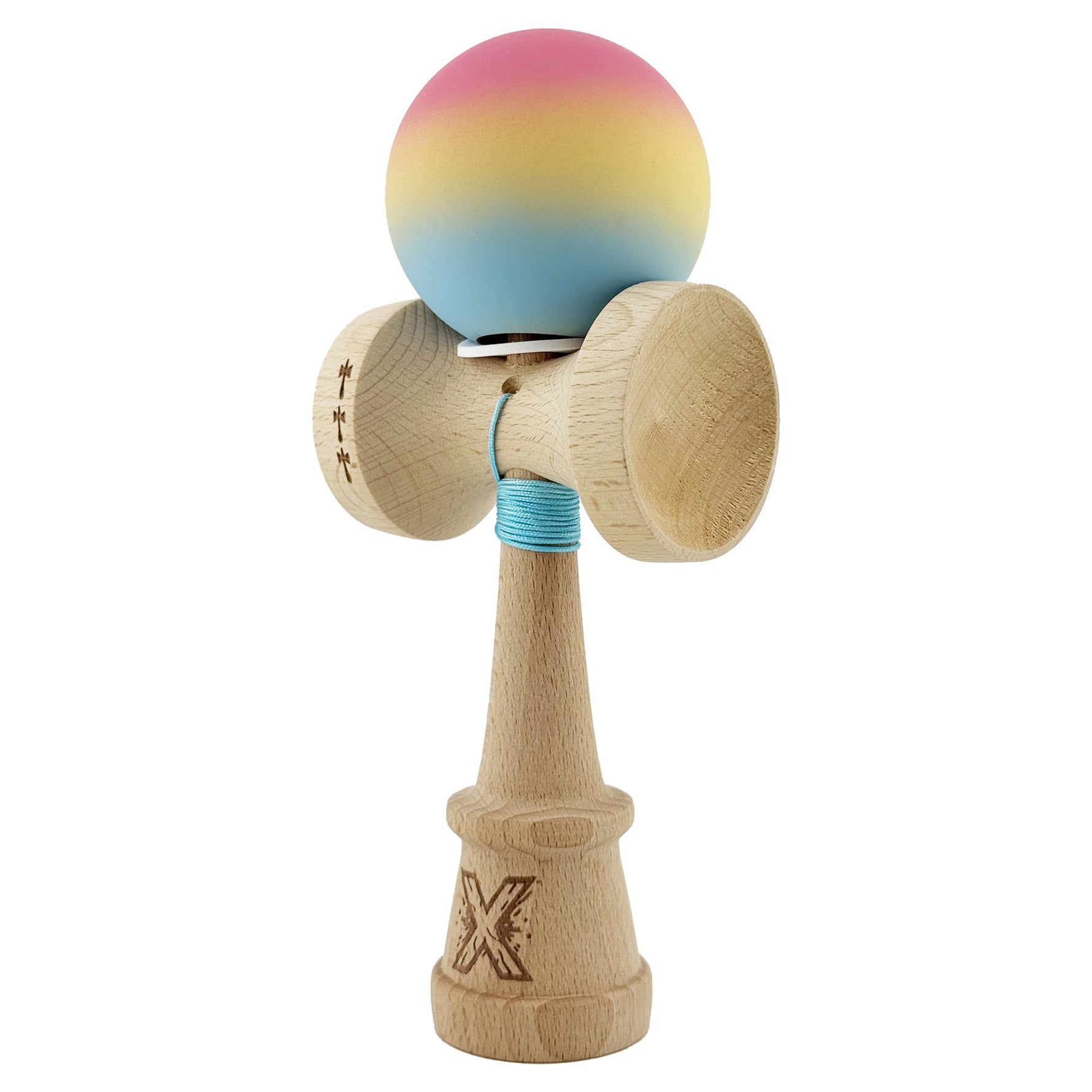 Kendama X Originala, Profesionala, Flippy, Cupe Mari KING SIZE V3, Rubber Grip, Gaura in Baza, Rulment Metalic, din