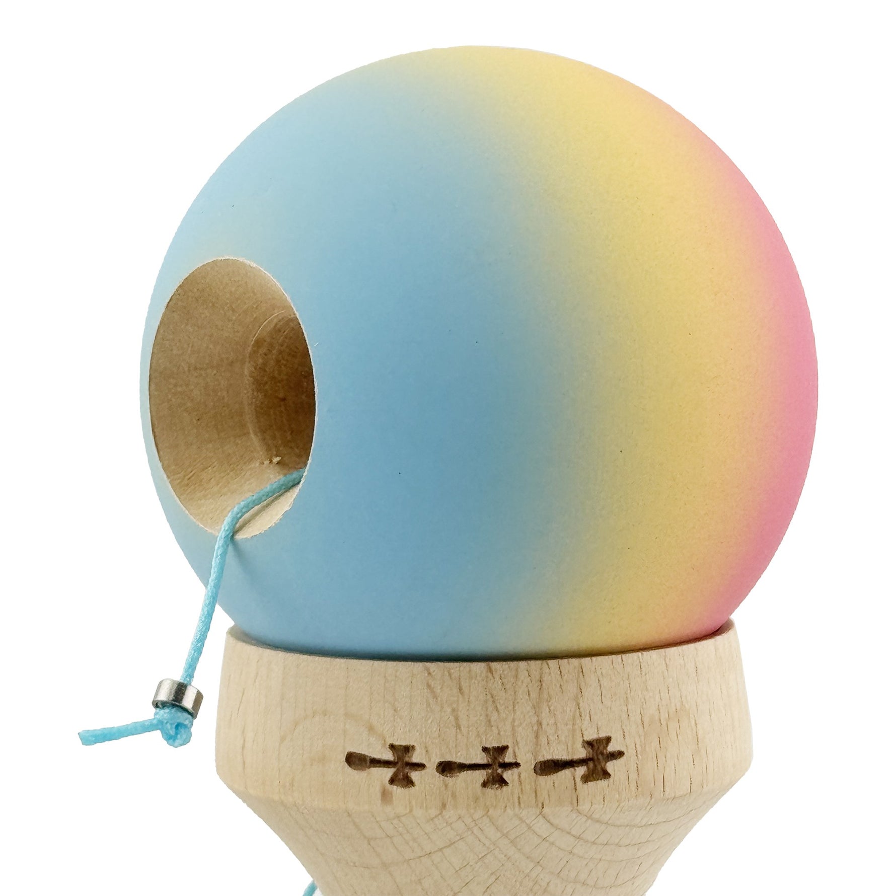 Kendama X Originala, Profesionala, Flippy, Cupe Mari KING SIZE V3, Rubber Grip, Gaura in Baza, Rulment Metalic, din