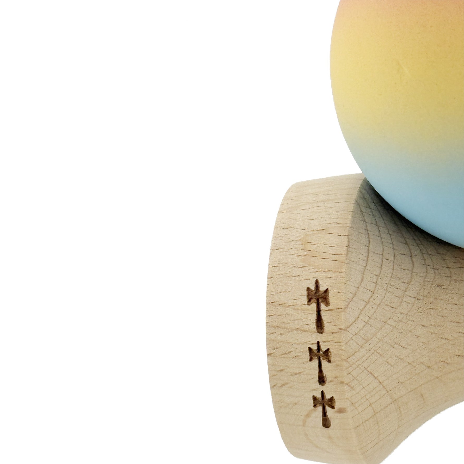 Kendama X Originala, Profesionala, Flippy, Cupe Mari KING SIZE V3, Rubber Grip, Gaura in Baza, Rulment Metalic, din