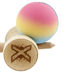 Kendama X Originala, Profesionala, Flippy, Cupe Mari KING SIZE V3, Rubber Grip, Gaura in Baza, Rulment Metalic, din