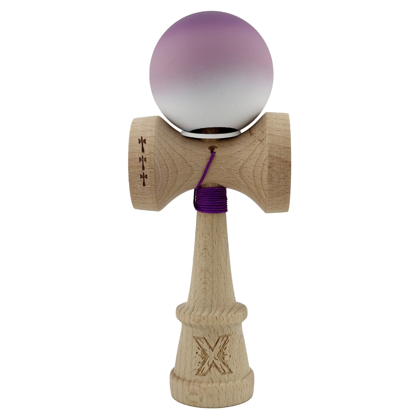 Kendama X Originala, Profesionala, Flippy, Cupe Mari KING SIZE V3, Rubber Grip, Gaura in Baza, Rulment Metalic, din