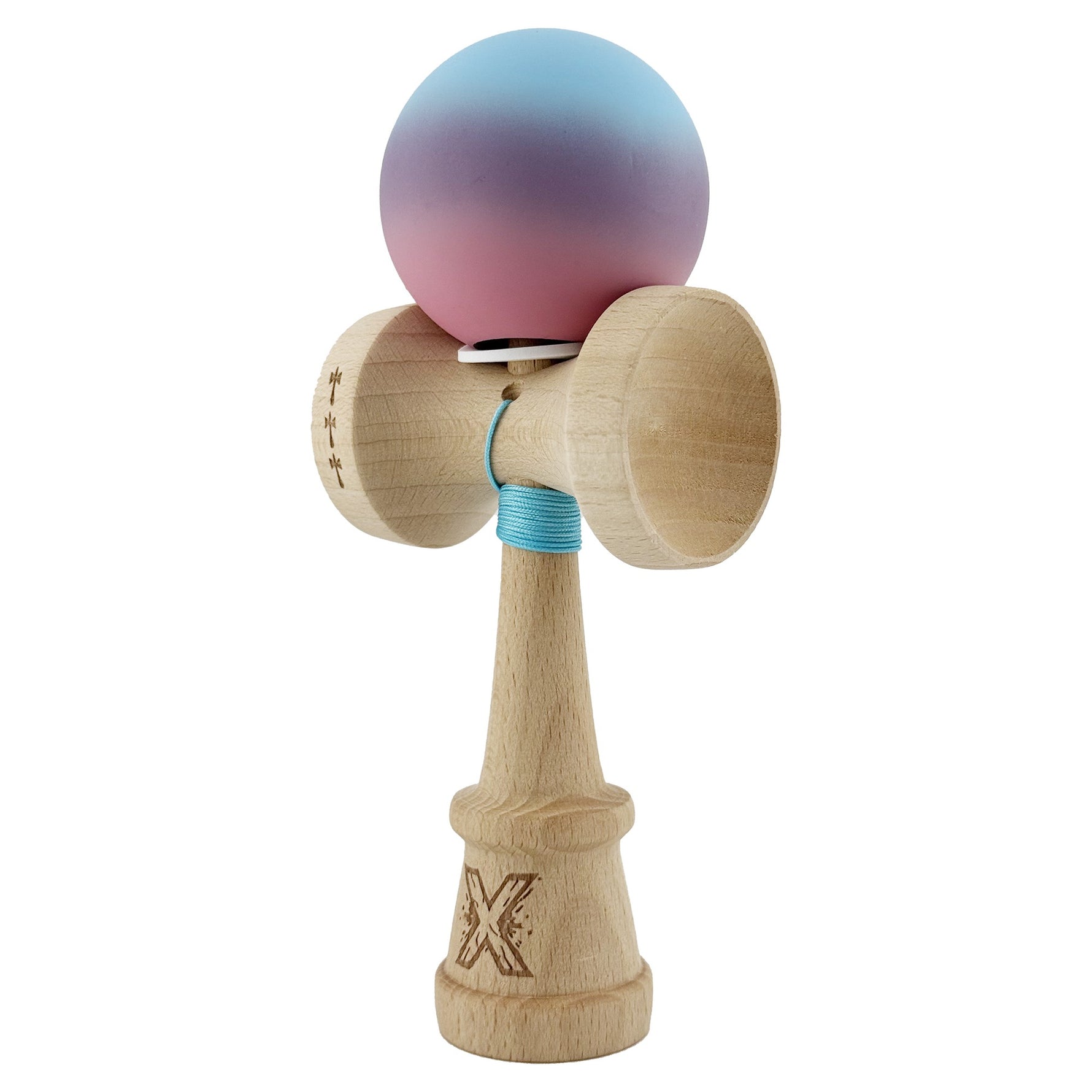 Kendama X Originala, Profesionala, Flippy, Cupe Mari KING SIZE V3, Rubber Grip, Gaura in Baza, Rulment Metalic, din