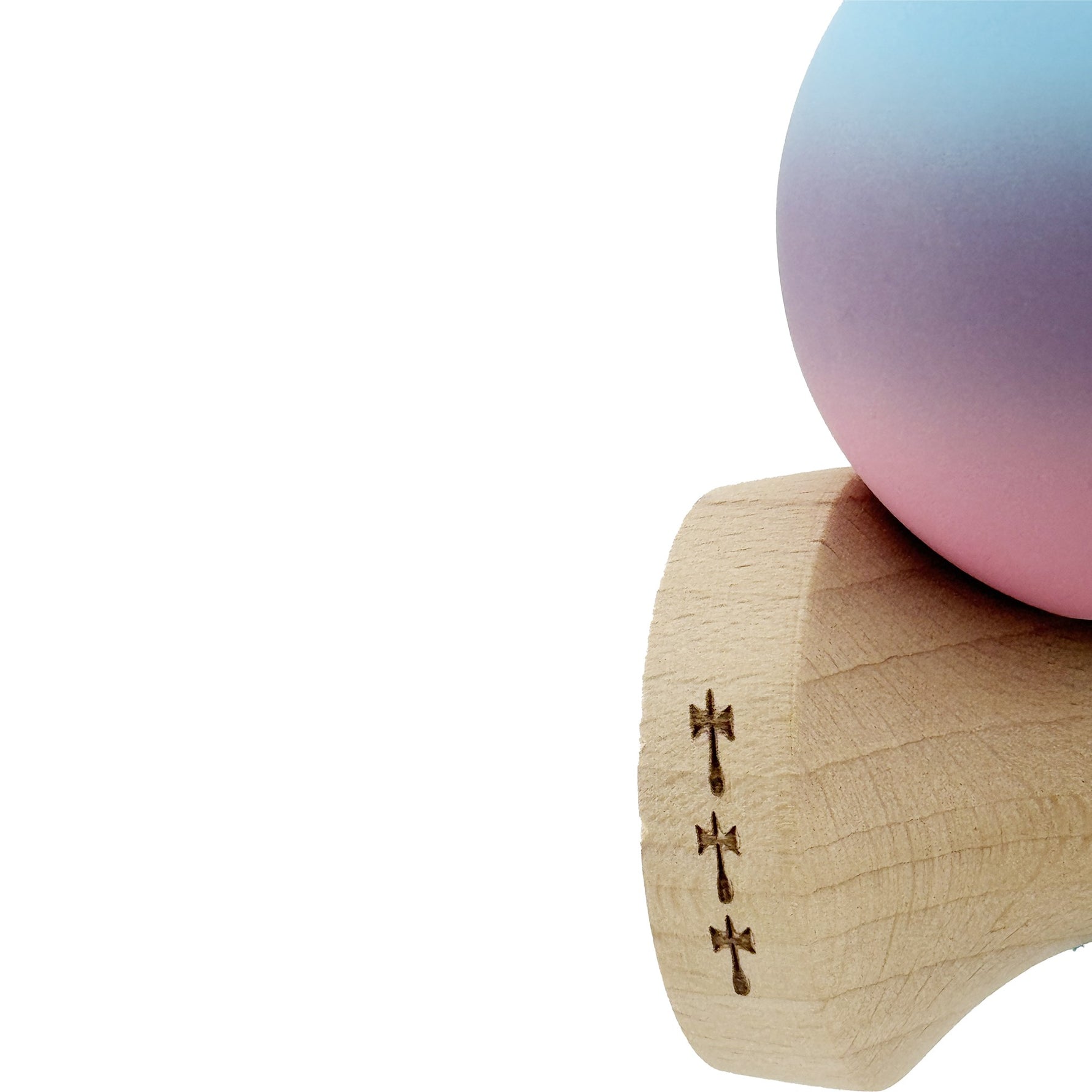 Kendama X Originala, Profesionala, Flippy, Cupe Mari KING SIZE V3, Rubber Grip, Gaura in Baza, Rulment Metalic, din