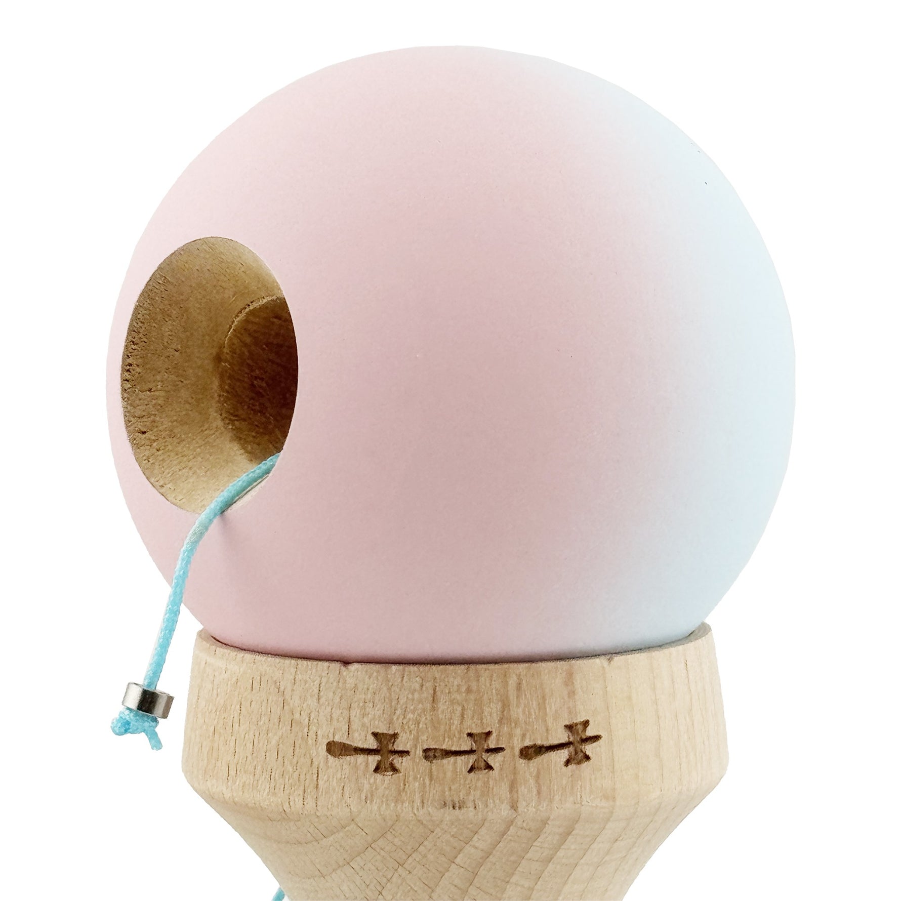 Kendama X Originala, Profesionala, Flippy, Cupe Mari KING SIZE V3, Rubber Grip, Gaura in Baza, Rulment Metalic, din