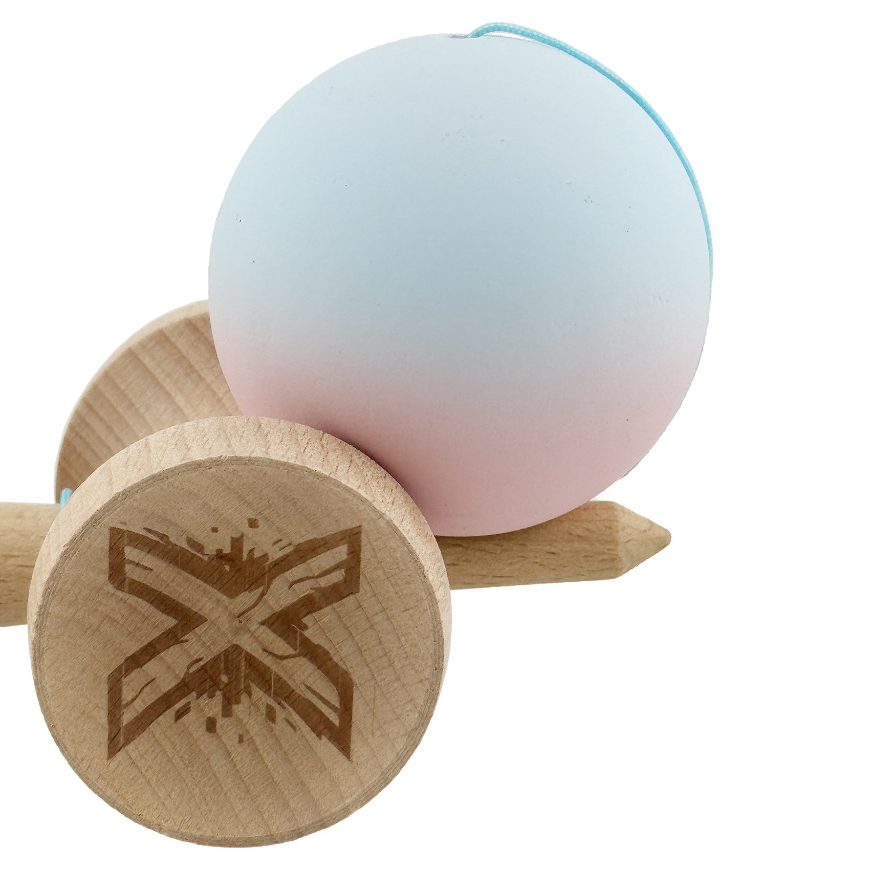 Kendama X Originala, Profesionala, Flippy, Cupe Mari KING SIZE V3, Rubber Grip, Gaura in Baza, Rulment Metalic, din
