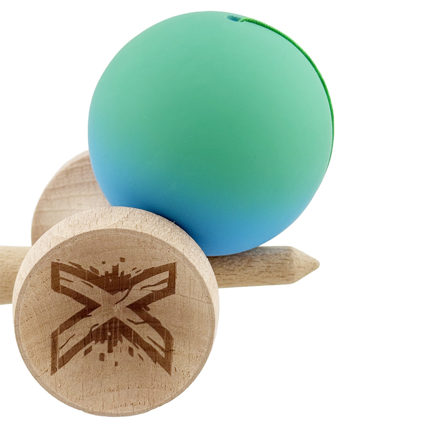 Kendama X Originala, Profesionala, Flippy, Cupe Mari KING SIZE V3, Rubber Grip, Gaura in Baza, Rulment Metalic, din