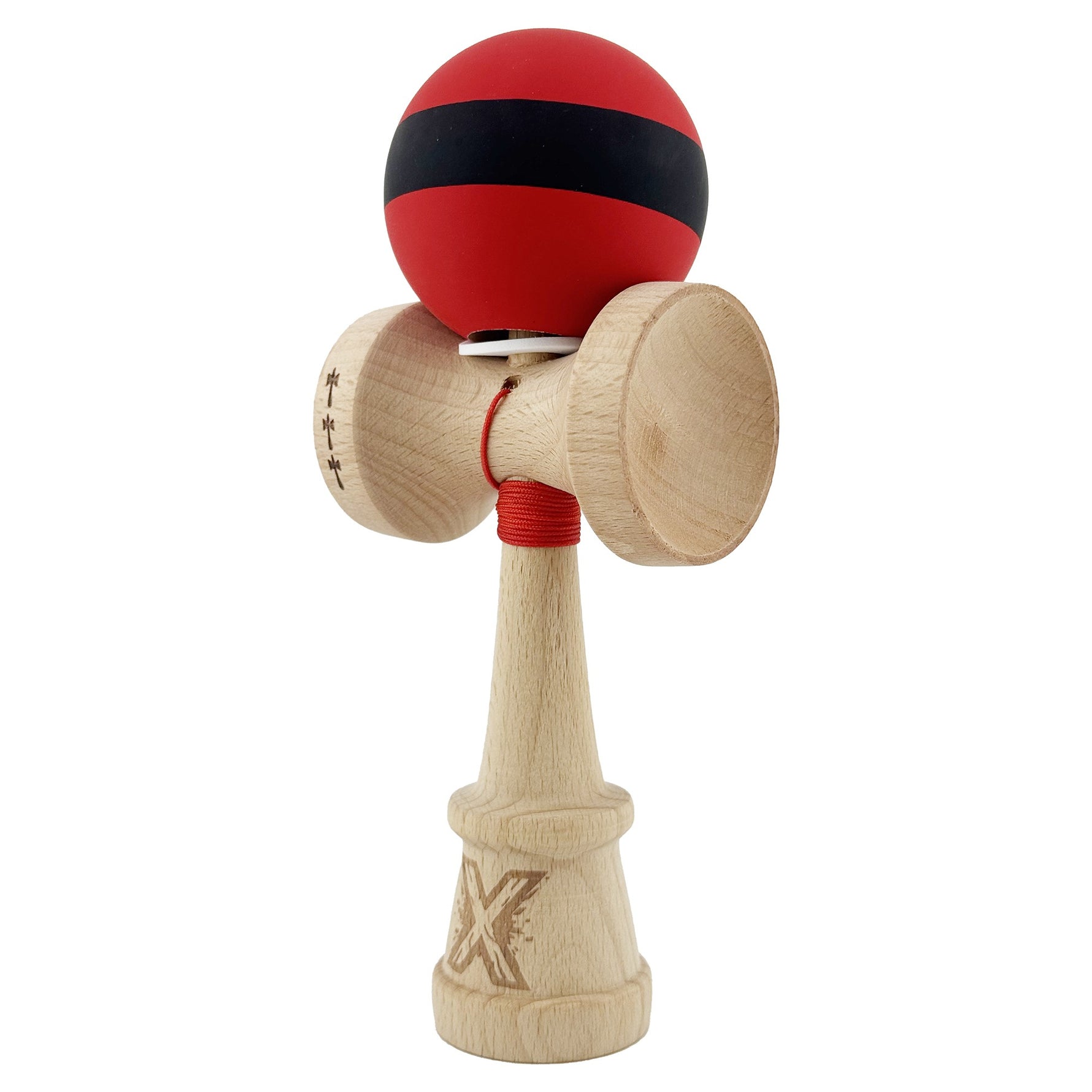 Kendama X Originala, Profesionala, Flippy, Cupe Mari KING SIZE V3, Rubber Grip, Gaura in Baza, Rulment Metalic, din