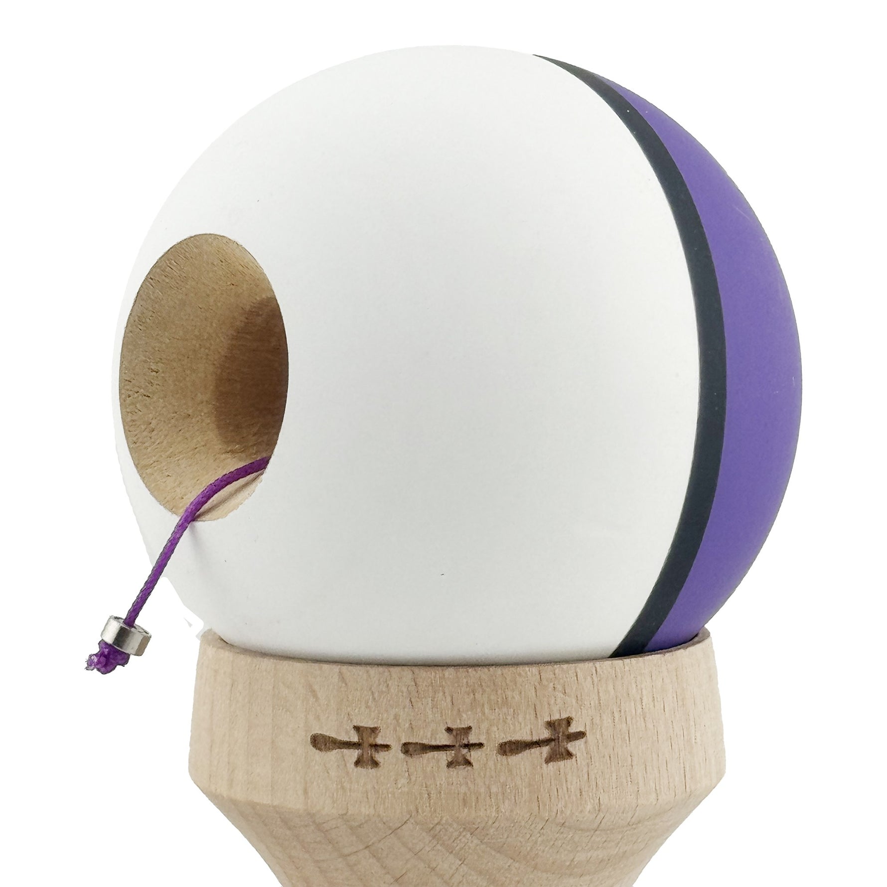 Kendama X Originala, Profesionala, Flippy, Cupe Mari KING SIZE V3, Rubber Grip, Gaura in Baza, Rulment Metalic, din