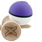 Kendama X Originala, Profesionala, Flippy, Cupe Mari KING SIZE V3, Rubber Grip, Gaura in Baza, Rulment Metalic, din