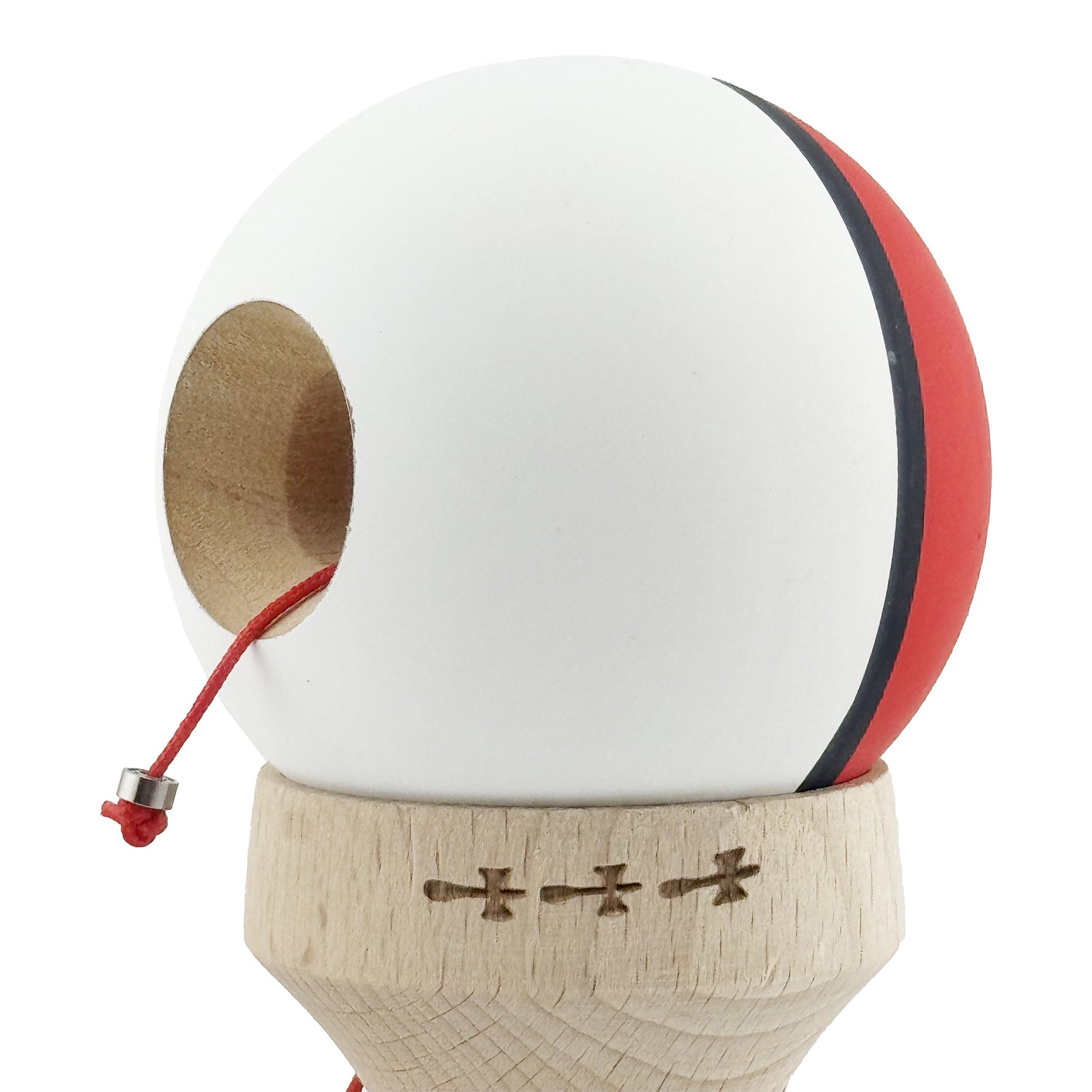 Kendama X Originala, Profesionala, Flippy, Cupe Mari KING SIZE V3, Rubber Grip, Gaura in Baza, Rulment Metalic, din