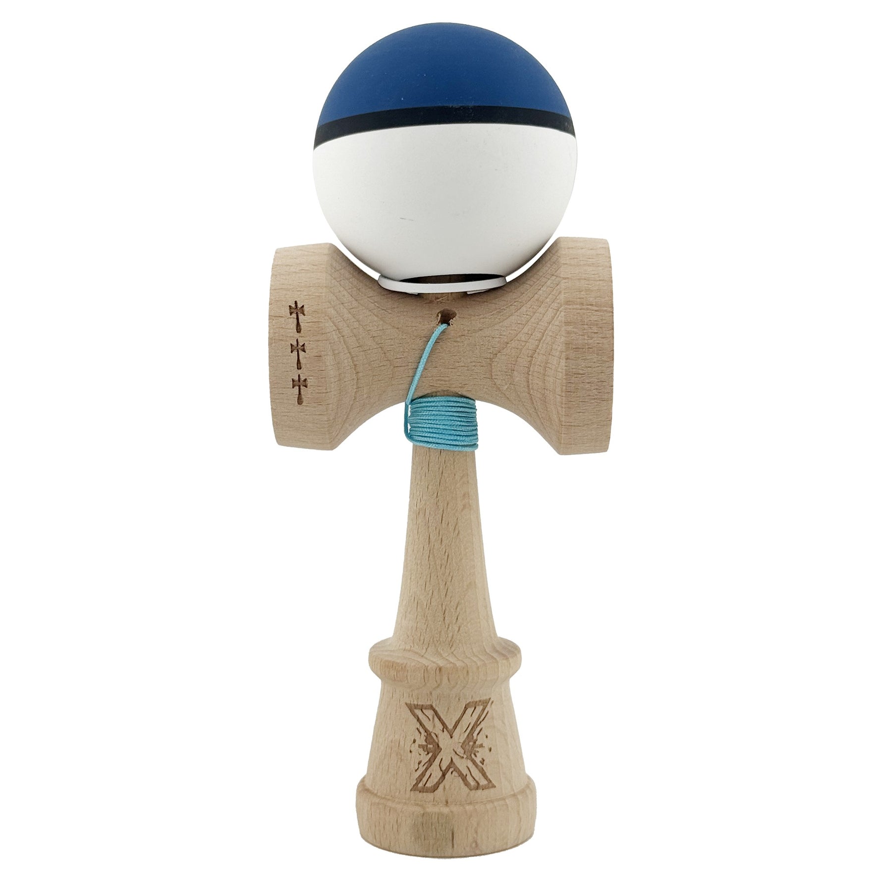 Kendama X Originala, Profesionala, Flippy, Cupe Mari KING SIZE V3, Rubber Grip, Gaura in Baza, Rulment Metalic, din