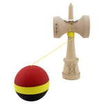 Kendama X Originala, Profesionala, Flippy, Cupe Mari KING SIZE V3, Rubber Grip, Gaura in Baza, Rulment Metalic, din