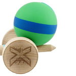 Kendama X Originala, Profesionala, Flippy, Cupe Mari KING SIZE V3, Rubber Grip, Gaura in Baza, Rulment Metalic, din