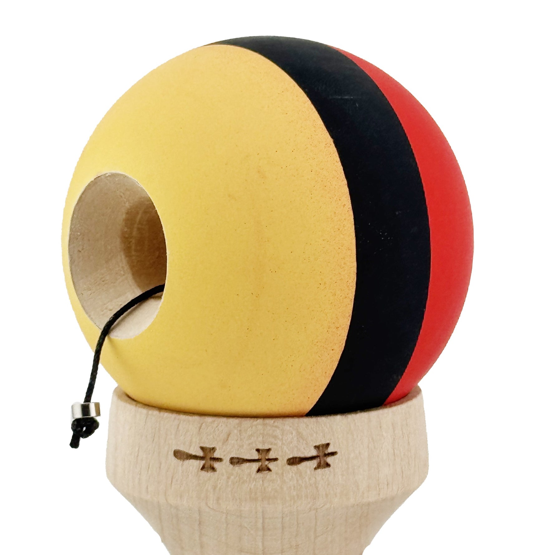 Kendama X Originala, Profesionala, Flippy, Cupe Mari KING SIZE V3, Rubber Grip, Gaura in Baza, Rulment Metalic, din