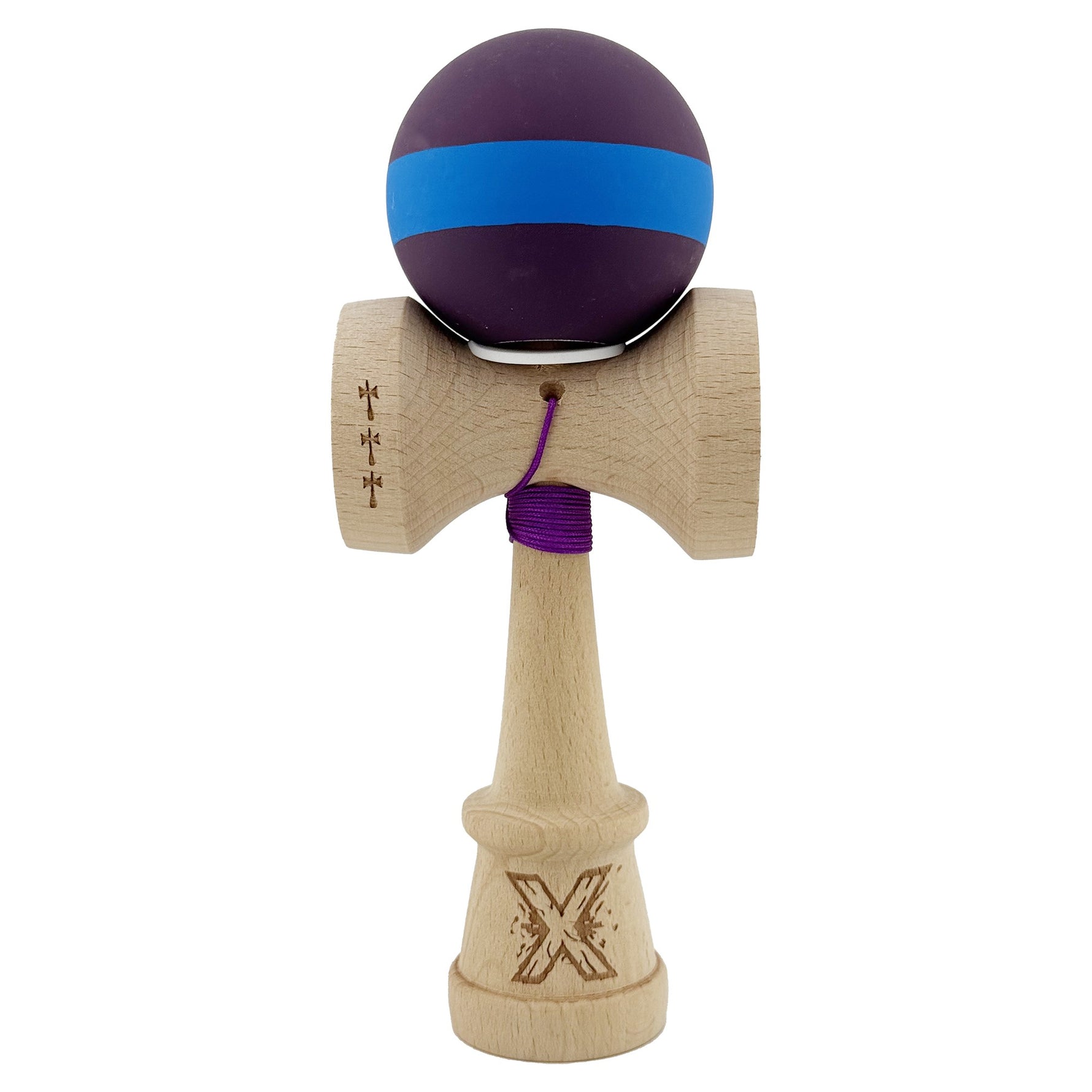 Kendama X Originala, Profesionala, Flippy, Cupe Mari KING SIZE V3, Rubber Grip, Gaura in Baza, Rulment Metalic, din