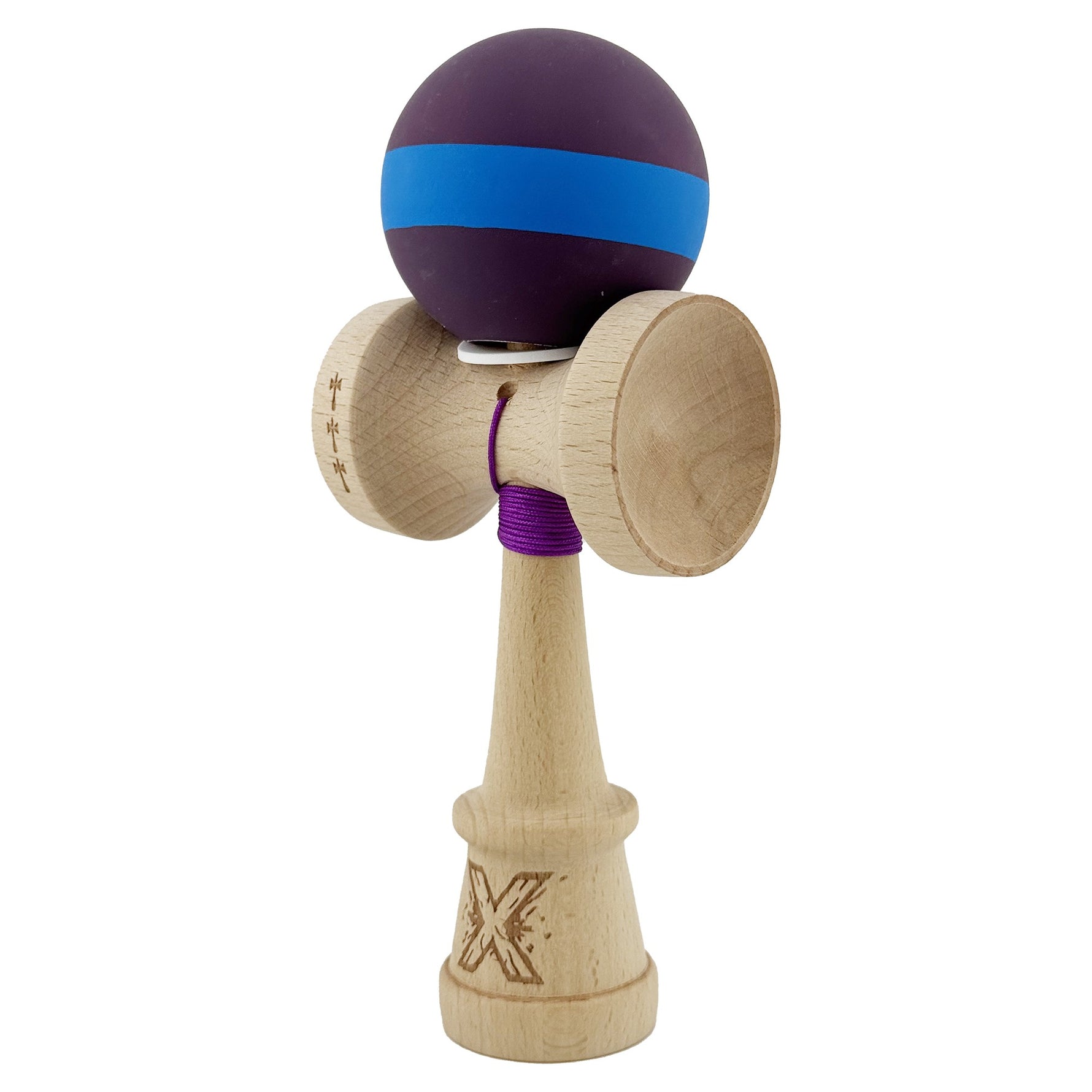 Kendama X Originala, Profesionala, Flippy, Cupe Mari KING SIZE V3, Rubber Grip, Gaura in Baza, Rulment Metalic, din