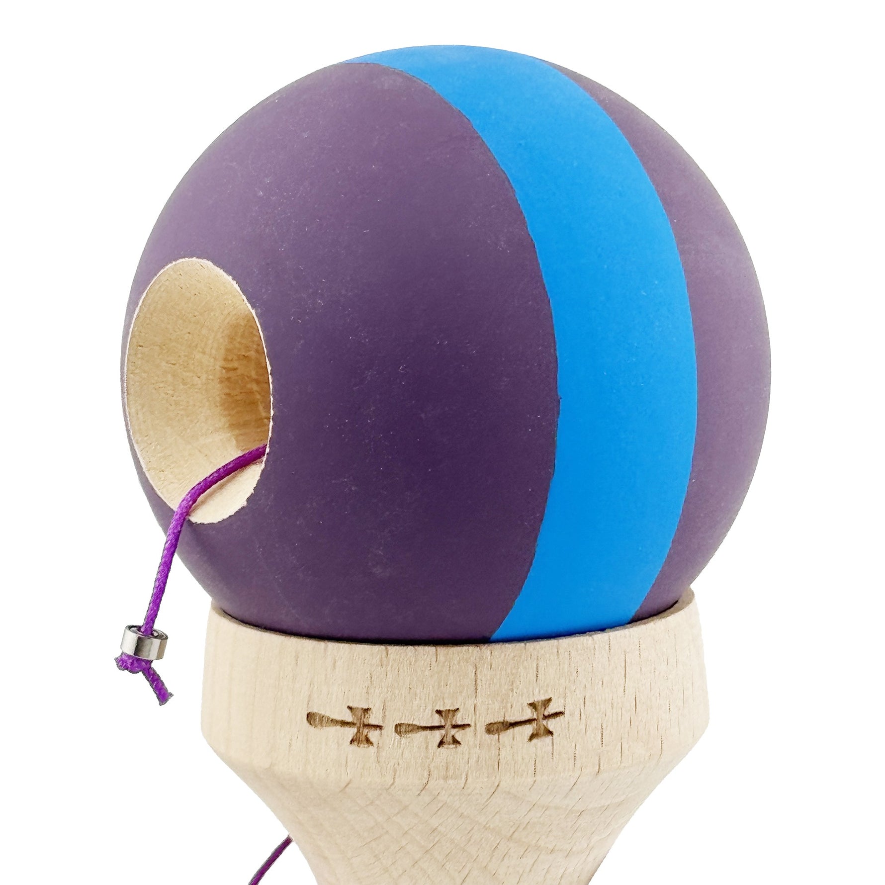Kendama X Originala, Profesionala, Flippy, Cupe Mari KING SIZE V3, Rubber Grip, Gaura in Baza, Rulment Metalic, din