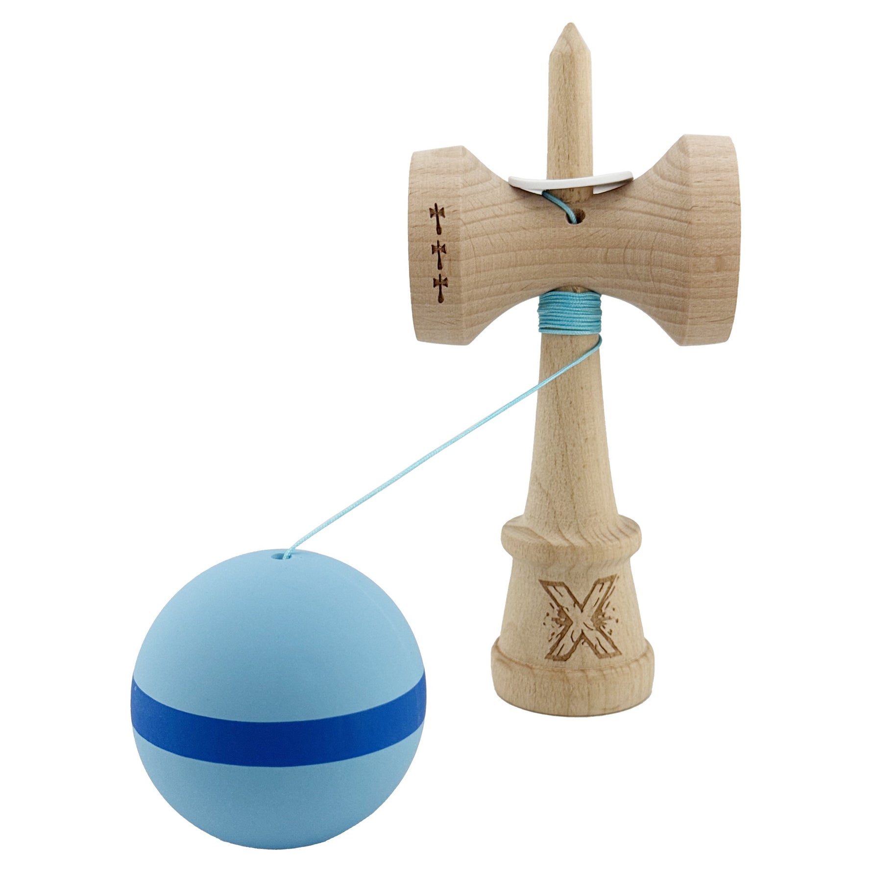 Kendama X Originala, Profesionala, Flippy, Cupe Mari KING SIZE V3, Rubber Grip, Gaura in Baza, Rulment Metalic, din