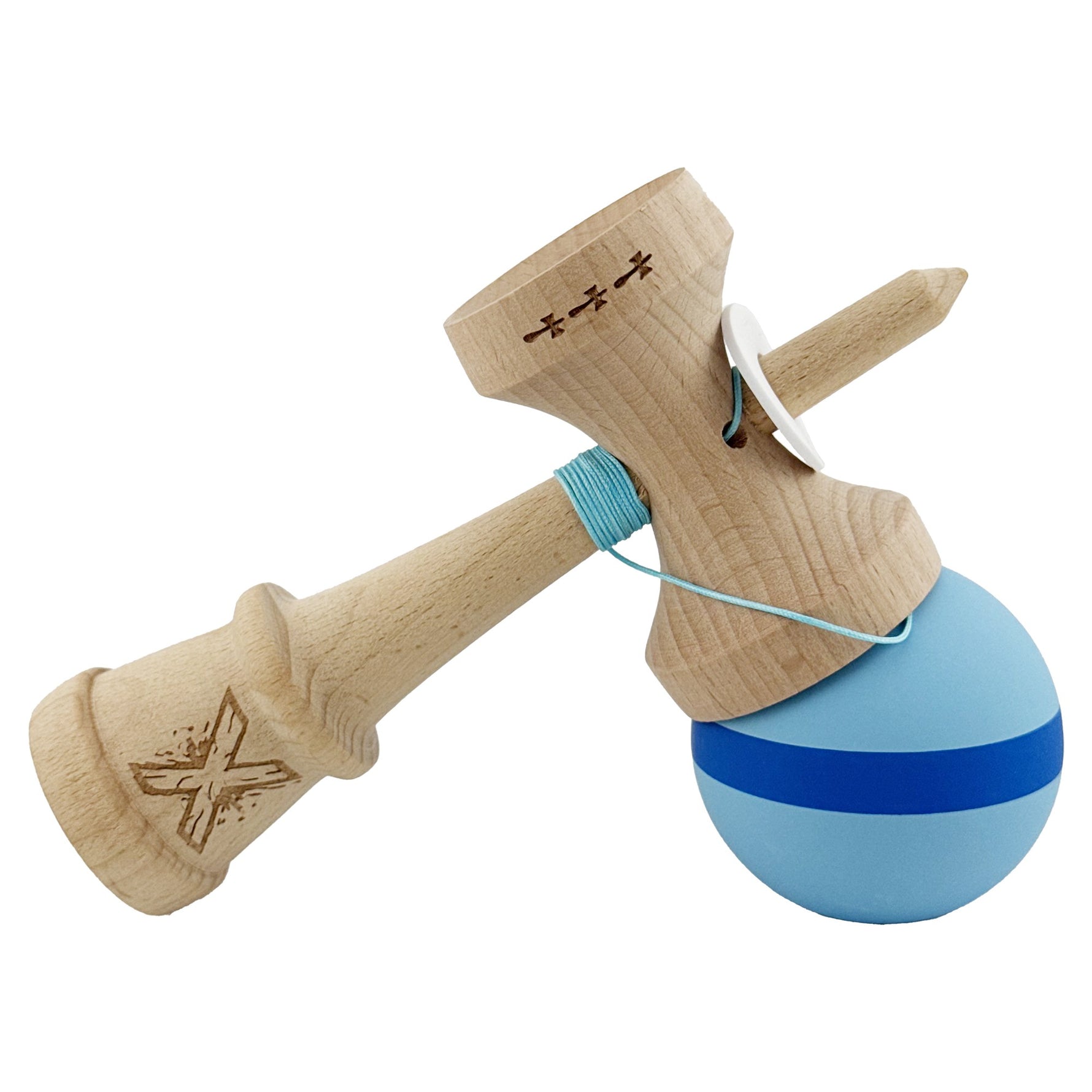 Kendama X Originala, Profesionala, Flippy, Cupe Mari KING SIZE V3, Rubber Grip, Gaura in Baza, Rulment Metalic, din