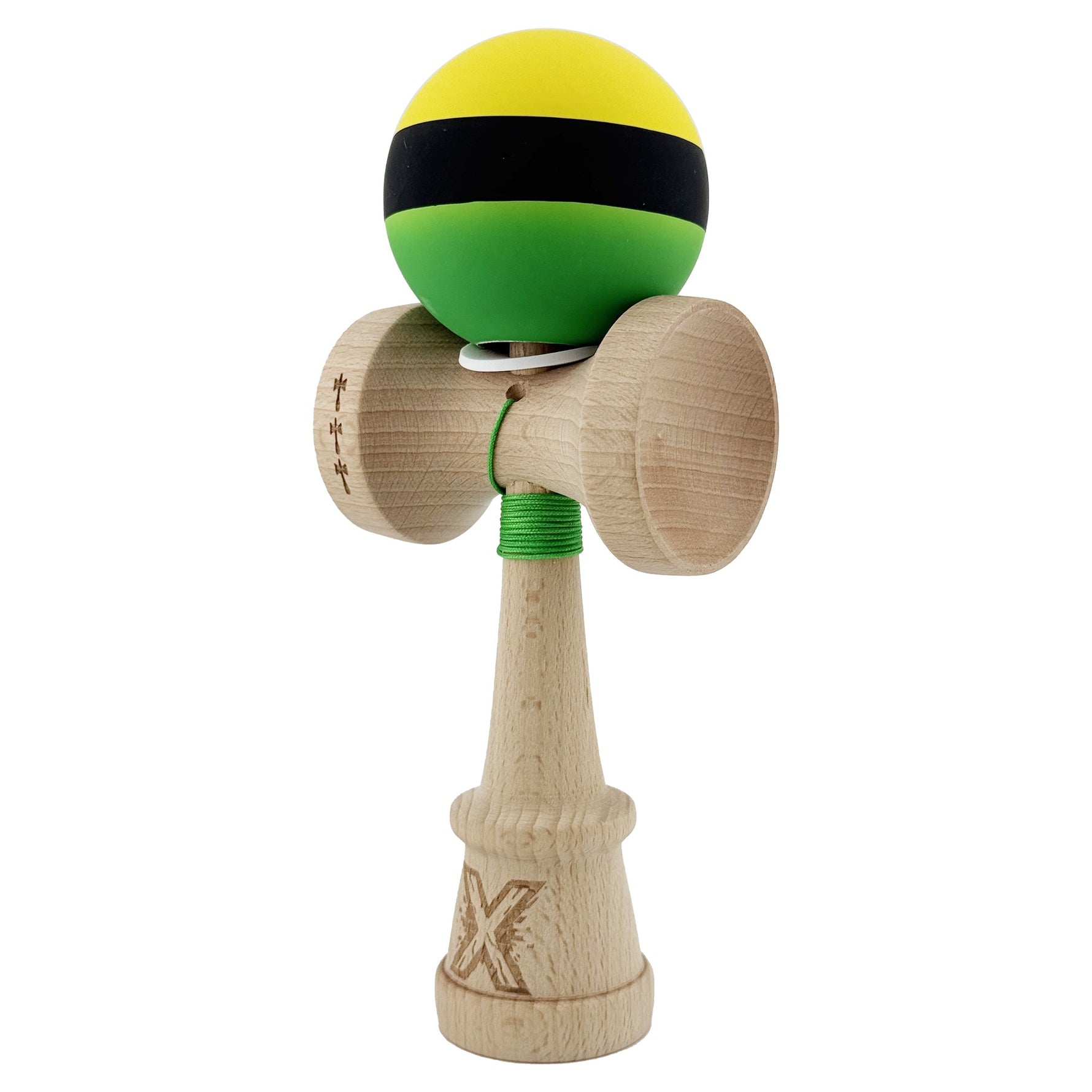 Kendama X Originala, Profesionala, Flippy, Cupe Mari KING SIZE V3, Rubber Grip, Gaura in Baza, Rulment Metalic, din