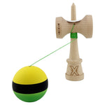 Kendama X Originala, Profesionala, Flippy, Cupe Mari KING SIZE V3, Rubber Grip, Gaura in Baza, Rulment Metalic, din