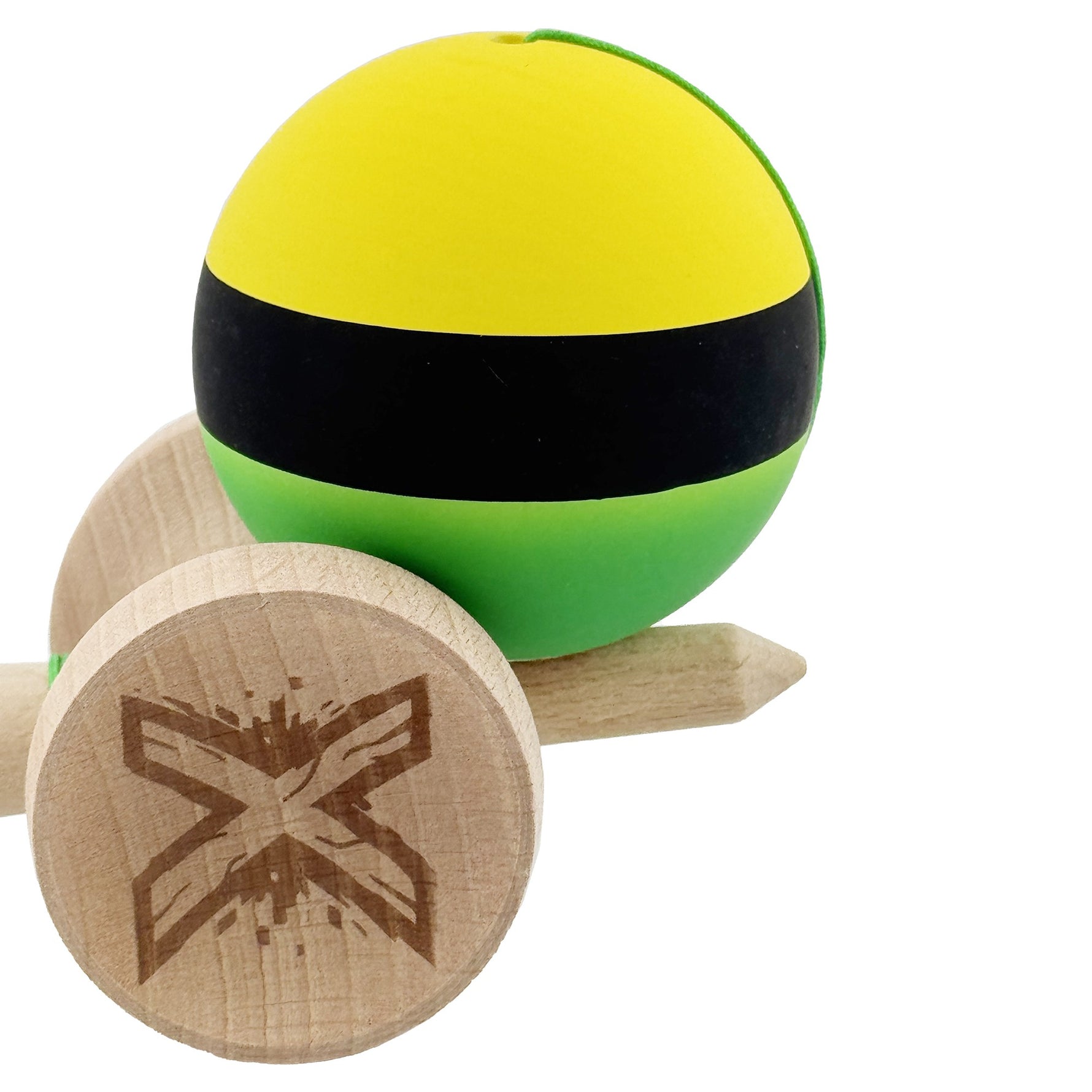 Kendama X Originala, Profesionala, Flippy, Cupe Mari KING SIZE V3, Rubber Grip, Gaura in Baza, Rulment Metalic, din