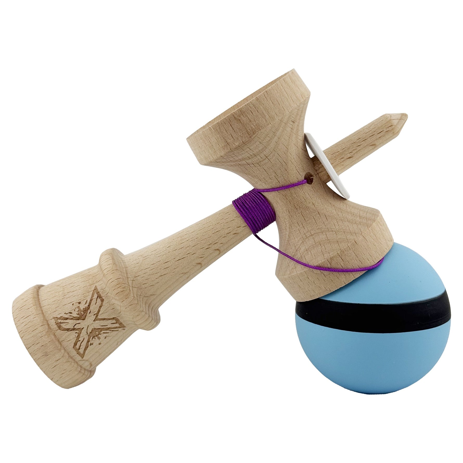 Kendama X Originala, Profesionala, Flippy, Cupe Mari KING SIZE V3, Rubber Grip, Gaura in Baza, Rulment Metalic, din