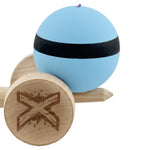 Kendama X Originala, Profesionala, Flippy, Cupe Mari KING SIZE V3, Rubber Grip, Gaura in Baza, Rulment Metalic, din