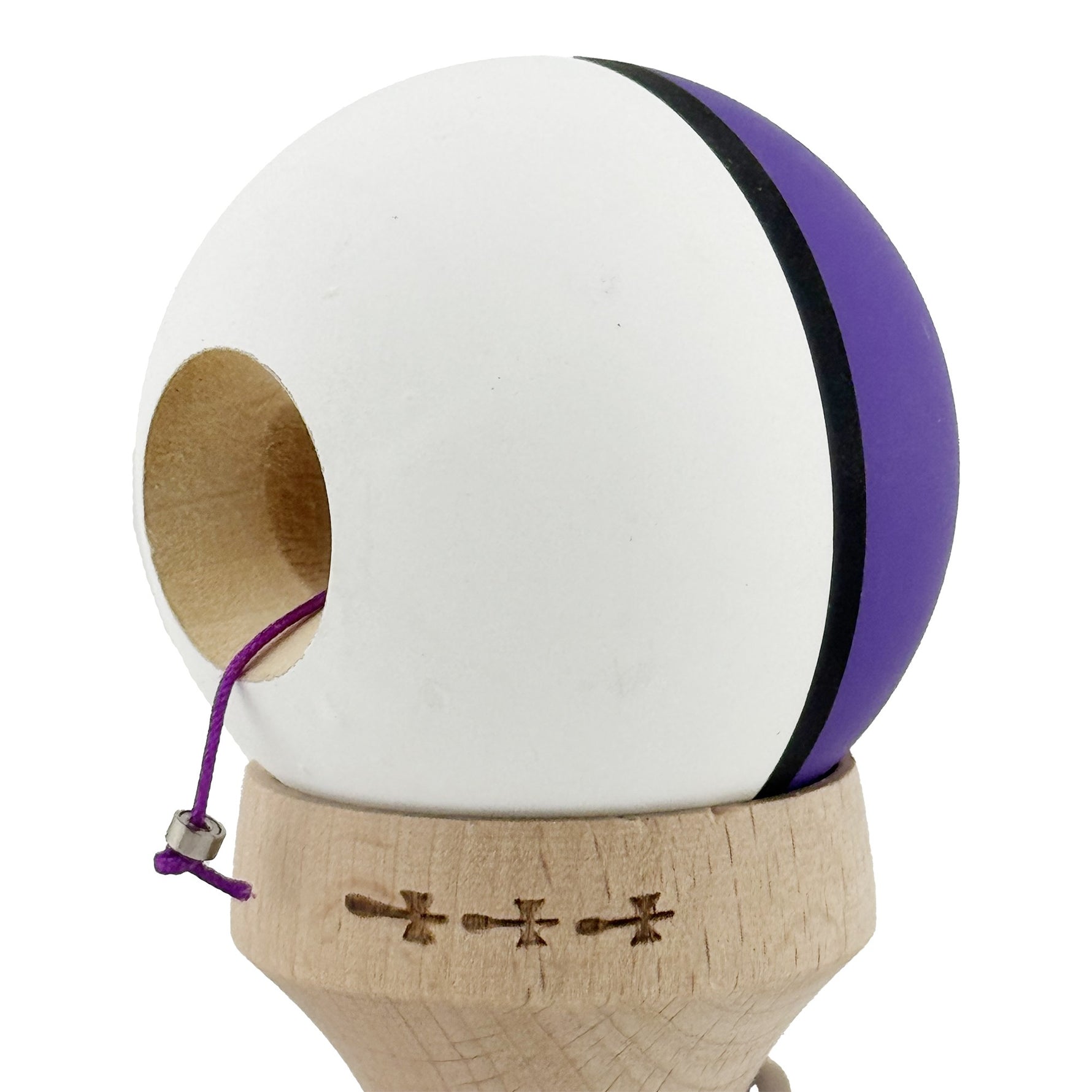 Kendama X Originala, Profesionala, Flippy, Cupe Mari KING SIZE V3, Rubber Grip, Gaura in Baza, Rulment Metalic, din