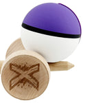 Kendama X Originala, Profesionala, Flippy, Cupe Mari KING SIZE V3, Rubber Grip, Gaura in Baza, Rulment Metalic, din